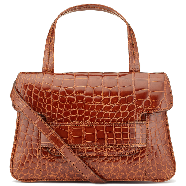 Aria Alligator Handbag | HANUXE